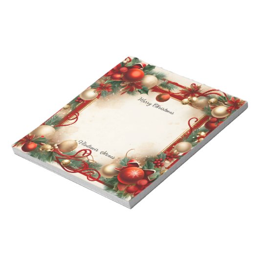 Bloc-note Noël et jours fériés (Tourné)