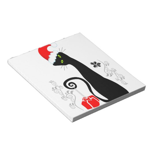 Bloc-note Noël moderne Kitty (Incliné)