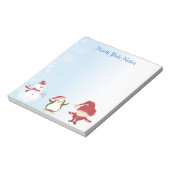 Bloc-note Noël Noël Snowman Penguin Père Noël Notepads (Tourné)