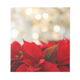 Bloc-note Noël Poinsettia