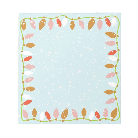 Bloc-note Noël rétro (Devant)