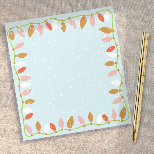 Bloc-note Noël rétro