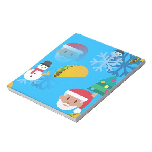 Bloc-note noël taco emoji (Tourné)