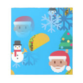 Bloc-note noël taco emoji (Devant)