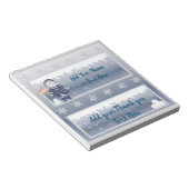 Bloc-note Noël Vacances Candy Bar Wrappers Cadeaux Faveurs (Incliné)