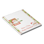 Bloc-note Noël Vacances Candy Bar Wrappers Cadeaux Faveurs (Incliné)