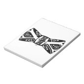 Bloc-note Noeud papillon noir et blanc (Tourné)