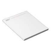 Bloc-note Noir et blanc Moderne Professionnel Exclusif (Incliné)