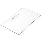 Bloc-note Noir et blanc professionnel (Incliné)