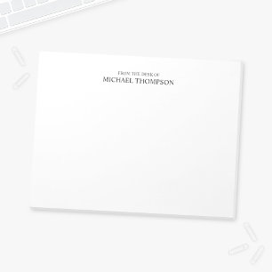 Bloc-note Noir et blanc professionnel