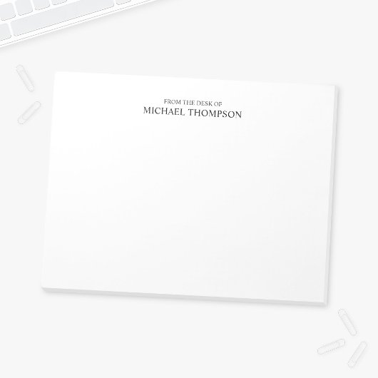 Bloc-note Noir et blanc professionnel