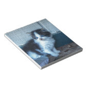 Bloc-note Noir + Kitten blanc (Incliné)