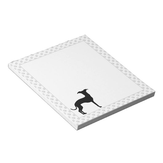 Bloc-note Noir (Ou Toute Autre Couleur) Iggy Silhouette & Pr (Incliné)