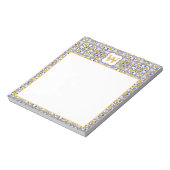 Bloc-note 💙 💛 Nom + Azulejos initial (Tourné)