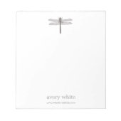 Bloc-note Nom de la nature de la libellule simple (Devant)