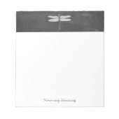 Bloc-note Nom de la nature de la libellule simple (Devant)