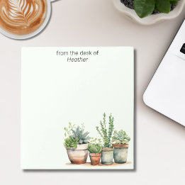 Bloc-note Nom de la végétation personnalisée