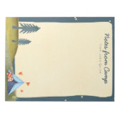 Bloc-note Nom de l'enfant personnalisé Camp Stationery Water (Devant)