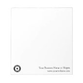 Bloc-note Nom de logo d'entreprise personnalisé Site Web Pro (Devant)