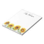 Bloc-note Nom de professeur apprécié de tournesol (Tourné)