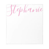 Bloc-note Nom de script personnalisé (Devant)