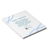 Bloc-note Nom d'ingrédient ajouter nom d'entreprise site Web (Incliné)