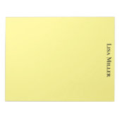 Bloc-note Nom personnalisé (Devant)