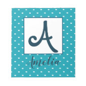 Bloc-note Nom personnalisé (Devant)