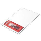 Bloc-note Nom personnalisé British Phone Booth (Incliné)