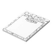 Bloc-note Nom personnalisé Cute Chats (Tourné)