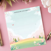 Bloc-note Nom personnalisé de la prairie à papillon