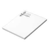 Bloc-note Nom personnalisé encourageant l'Écriture Psaume 1: (Tourné)