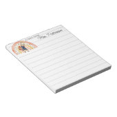 Bloc-note Nom personnalisé Enseignant note cadeau Notepad Ar (Incliné)