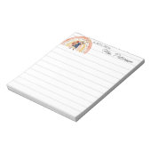 Bloc-note Nom personnalisé Enseignant note cadeau Notepad Ar (Tourné)