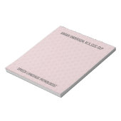 Bloc-note Nom personnalisé Langue de la parole Pathologiste (Tourné)