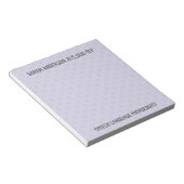 Bloc-note Nom personnalisé Langue de la parole Pathologiste (Incliné)