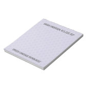 Bloc-note Nom personnalisé Langue de la parole Pathologiste (Tourné)