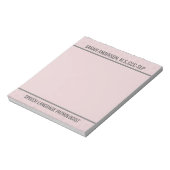 Bloc-note Nom personnalisé Langue de la parole Pathologiste (Tourné)
