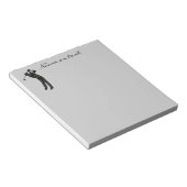 Bloc-note Nom personnalisé ou texte Golf, Sport Motivation M (Incliné)