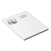 Bloc-note Nom personnalisé Poker / Casino (Incliné)