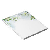 Bloc-note Nom personnalisé Spruce Trees Forêt en plein air (Incliné)