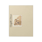 Bloc-note Norfolk Terrier Peinture - Original Chien Art Note (Tourné)