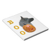 Bloc-note Norvégien Elkhound Halloween Boo (Incliné)
