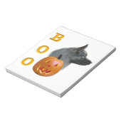 Bloc-note Norvégien Elkhound Halloween Boo (Tourné)