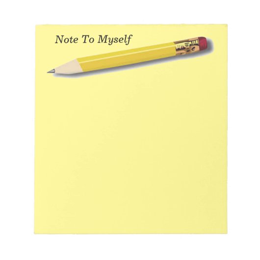 Bloc-note Note à moi-même (Devant)