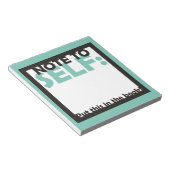 Bloc-note Note à moi-même : Mettre ceci dans le livre (Incliné)