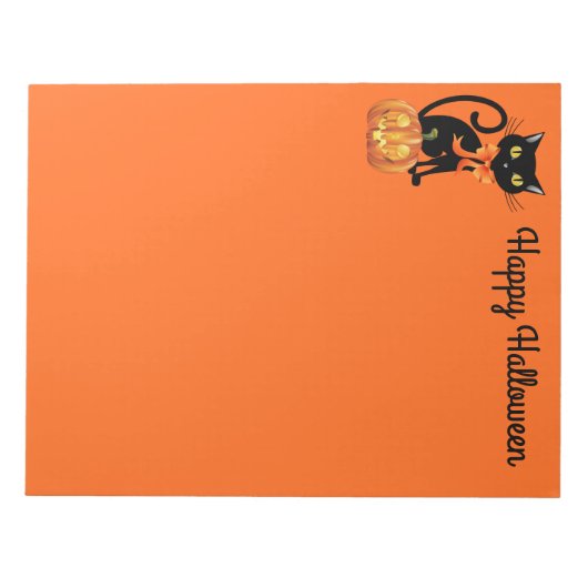 Bloc-note Note Chat Pad-Halloween (Devant)