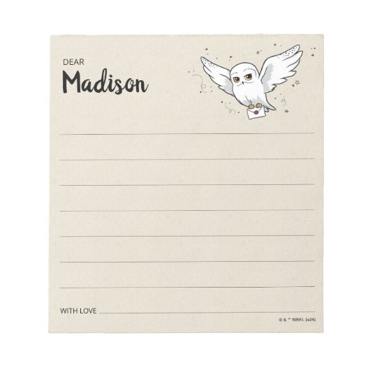 Bloc-note Note de capsule temporelle pour Baby Shower HARRY  (Devant)