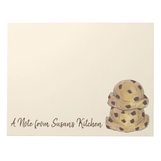 Bloc-note Note de... Cuisine Chocolat Chip Cookie Dough (Devant)