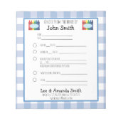 Bloc-note Note de l'école primaire Crayonne (Devant)